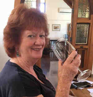 Lorraine Pollard (276 KB)
13 Feb 2016
Lorraine enjoying tasting wine with Kathryn Churchett at Chapel Hill Winery, McLaren Vale, South Australia
(Click on Picture to View Full Size)